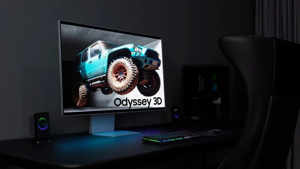 三星推出新款Odyssey 3D游戲顯示器，無需佩戴3D眼鏡