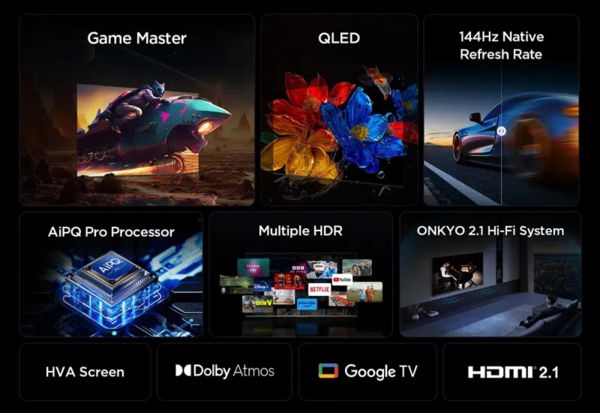 TCL QLED新電視登陸歐洲市場(chǎng) 最大98英寸售價(jià)超1.5萬(wàn)元