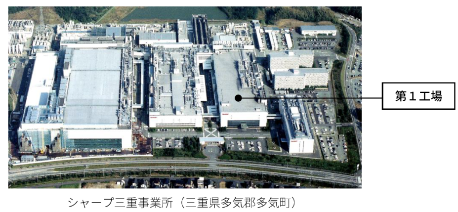 夏普簽署協(xié)議，出售日本三重事務(wù)所第1工廠