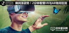 漲姿勢！兩分鐘看懂VR與AR有何區(qū)別